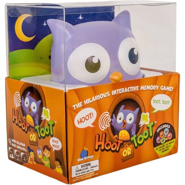 Blue Orange Games Hoot or Toot 2-4 Players Kids/Children Fun Memory Game 4y+