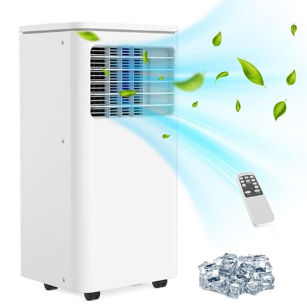 YOPOWER 12000BTU 3 in 1 Portable Mobile Air Conditioner with Cooling Dehumidifier Fan Remote Control Window Kit