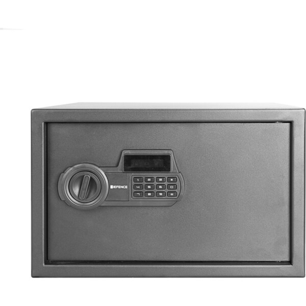 Defence Home Digital Code Security Safe w/Removable Shelf 270x430x360mm - Black