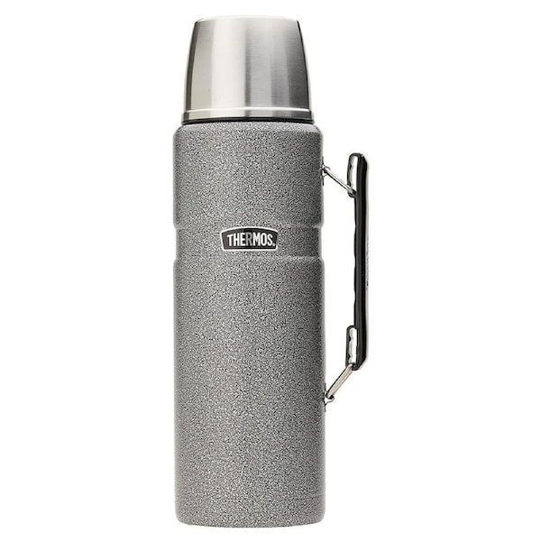 Thermos Stainless Steel King Vacuum Insulated Durable Flask Hammertone 470ml