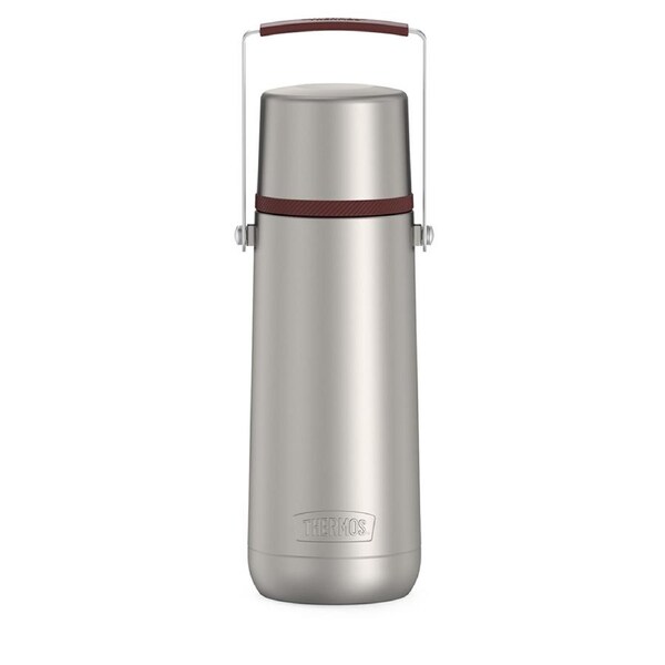 Thermos Guardian Vacuum Insulated Durable Beverage Bottle Rosewood Red 1.2L