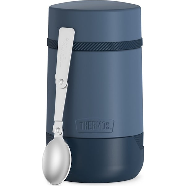 Thermos Guardian Vacuum Insulated Stainless Steel Food Jar Lake Blue 530ml