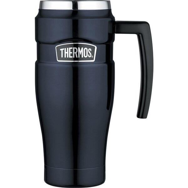 Thermos Stainless King Vacuum Insulated Durable Travel Mug Midnight Blue 470ml