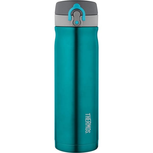 Thermos Vacuum Insulated Durable Stainless Steel Water Drink Bottle Teal 470ml