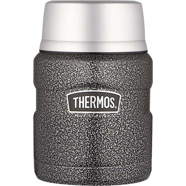 Thermos Stainless King Vacuum Insulated Durable Food Jar Hammertone 470ml