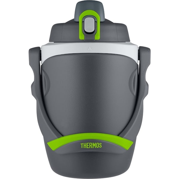 Thermos Foam Insulated Large Water/Drink Bottle Portable Cooler Charcoal 1.9L