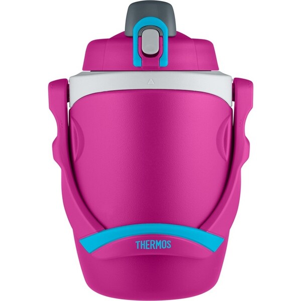 Thermos Foam Insulated Large Portable On The Go Cooler Water Bottle Pink 1.9L