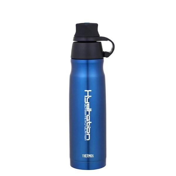 Thermos Vacuum Insulated Stainless Steel Portable Drinking Bottle Blue 500ml