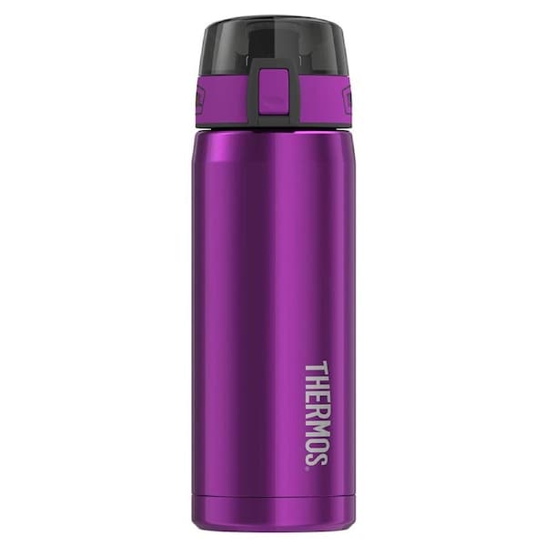 Thermos Vacuum Insulated Durable Stainless Steel Water Bottle Aubergine 530ml