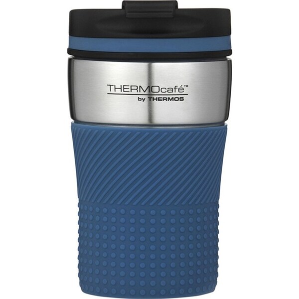 THERMOcafe Vacuum Insulated Stainless Steel Durable Travel Cup Dark Blue 200ml