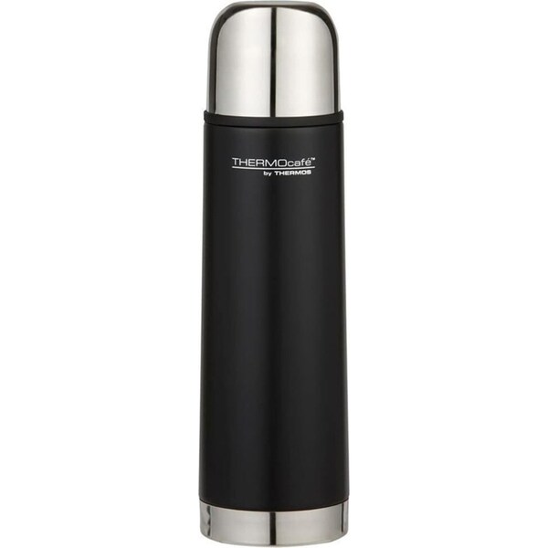 THERMOcafe Vacuum Insulated Stainless Steel Slimline Flask Matte Black 500ml