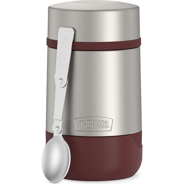 Thermos Guardian Vacuum Insulated Stainless Steel Food Jar Rosewood Red 530ml
