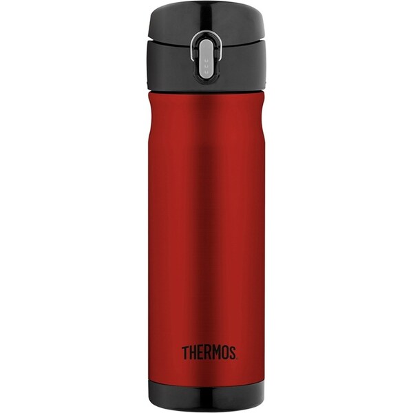 Thermos Vacuum Insulated Stainless Steel Durable Commuter Bottle Red 470ml