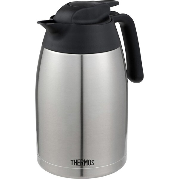 Thermos Vacuum Insulated Stainless Steel Durable Carafe Drink Container 1.5L