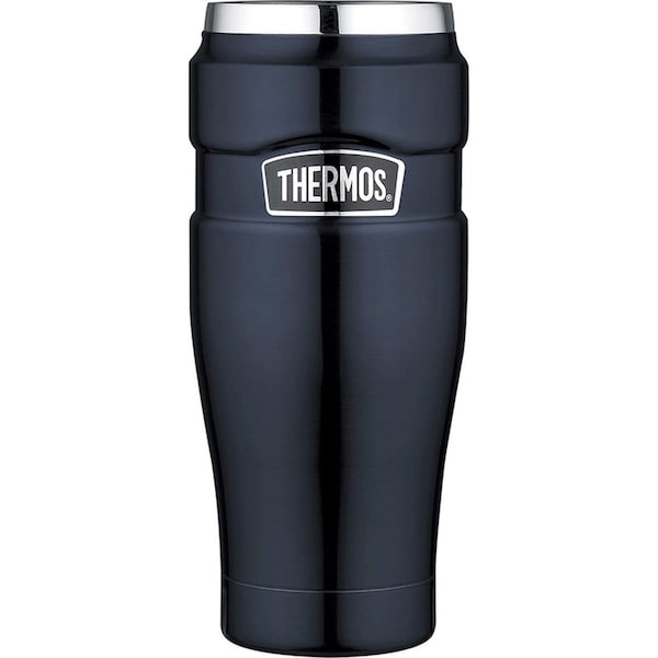 Thermos Stainless King Vacuum Insulated Durable Tumbler Midnight Blue 470ml