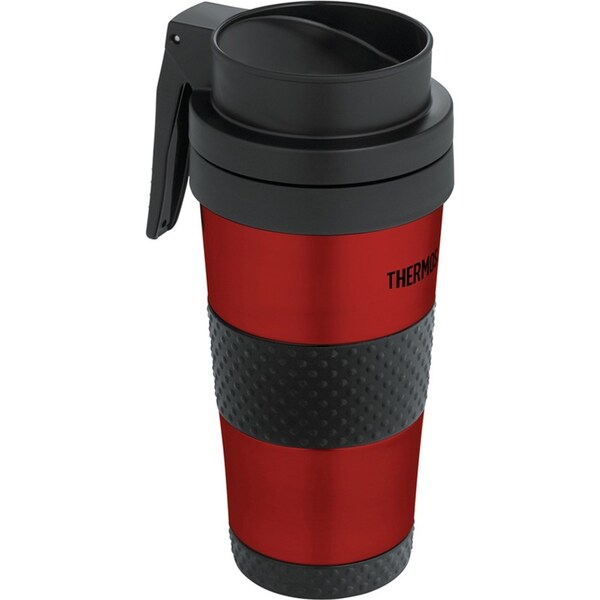 Thermos Vacuum Insulated Stainless Steel Tumbler Portable Travel Mug Red 420ml