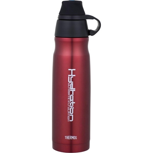 Thermos Vacuum Insulated Stainless Steel Hydration Water Drink Bottle Red 500ml