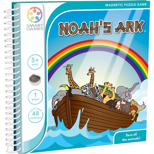 Smart Games Noahs Ark Magnetic Kids/Children Fun Play Puzzle Travel Game 5y+