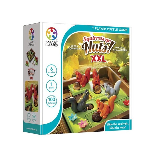 Smart Games Squirrels XXL Go Nuts Kids/Children Fun Toy Play Puzzle Game 6y+