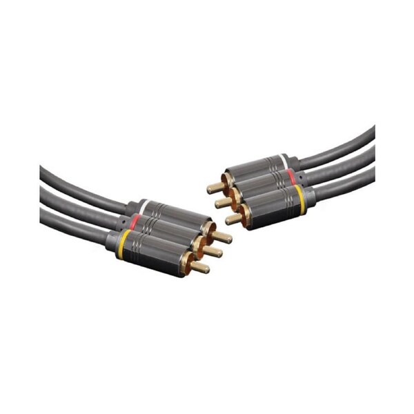 1.5m 3 RCA Male To 3 RCA Male Composite AV Cable
