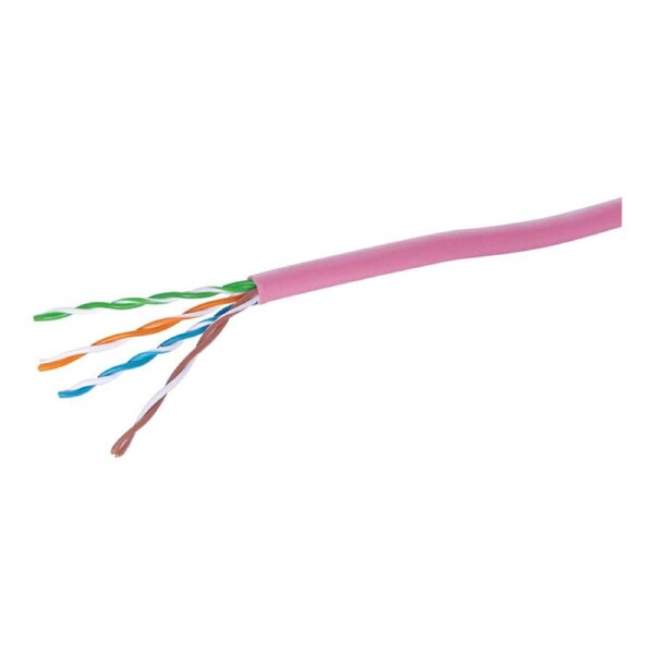 Pink Cat5e U/UTP LAN Data Cable