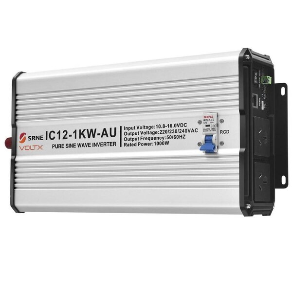 VoltX 12V 1KW Pure Sine Wave Inverter 3 Year Warranty Off Grid RV