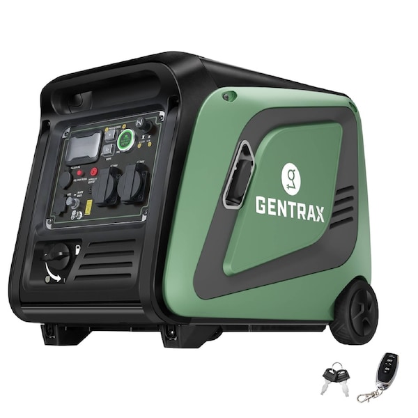GENTRAX 4.8kW Inverter Generator 240V, 5.2kW Max, Remote Start, Parallel Ready, Home Backup & Outdoor Power