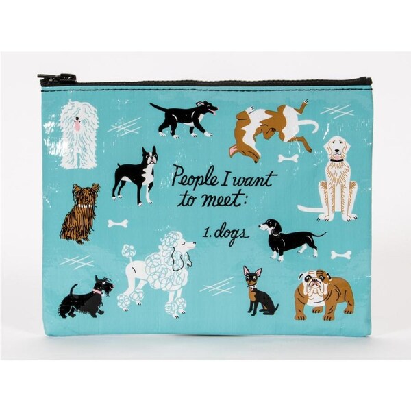 Zipper Pouch - People to Meet: Dogs