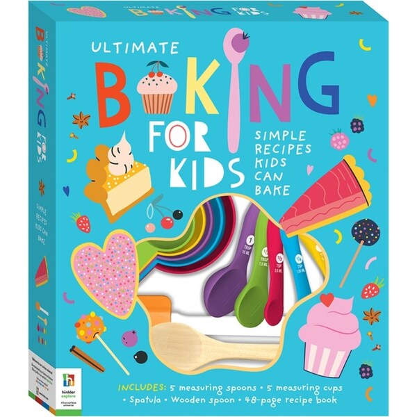 WonderFull Ultimate Baking Kit Spatula/Spoon w/Recipe Book For Kids Fun Play Toy