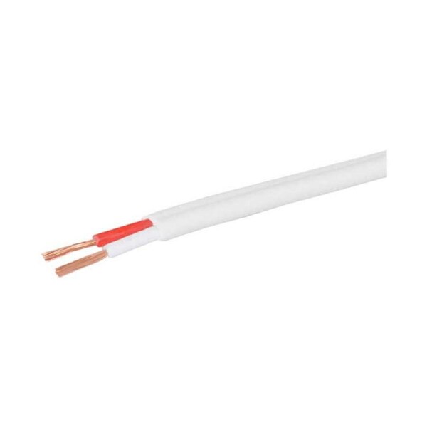 17AWG White Double Insulated Speaker Cable