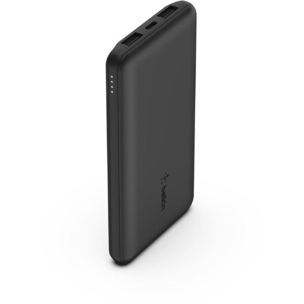 Belkin Boostcharge 3-Port Power Bank 10,000 mAh - Black