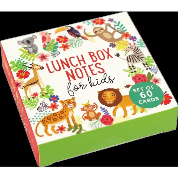 Peter Pauper Press Lunch Box Notes for Kids - Animals 334459