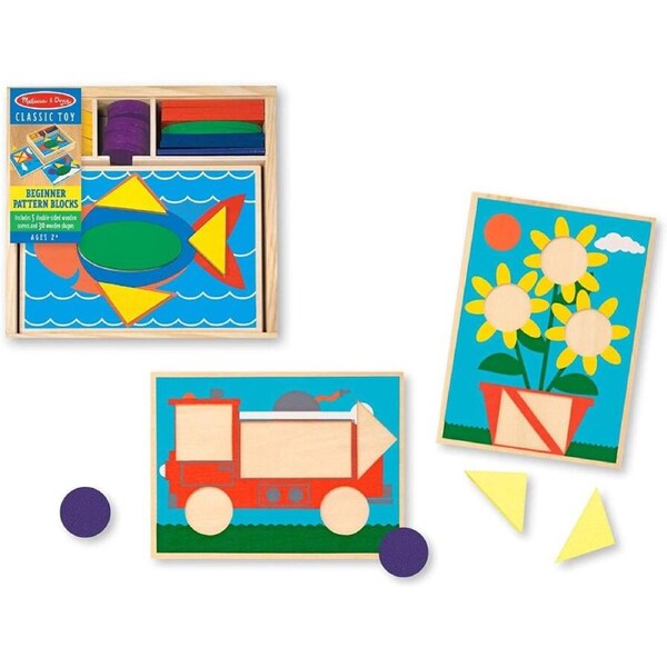 Melissa & Doug Beginner Pattern Blocks