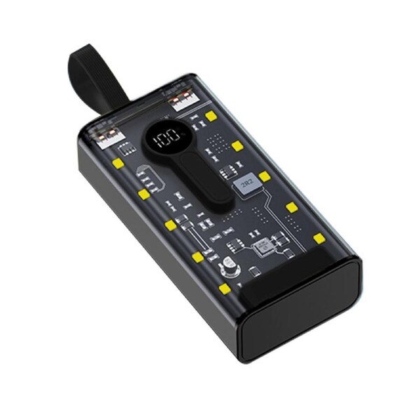 Laser ChargeCore 20,000mAh Powerbank: Quick Charge 3 Devices, Digital Display, LED Modes