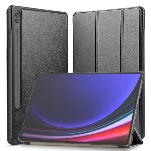 ZUSLAB Samsung Galaxy Tab S9+ 12.4" Smart Case with S Pen Holder & Auto Wake/Sleep Black
