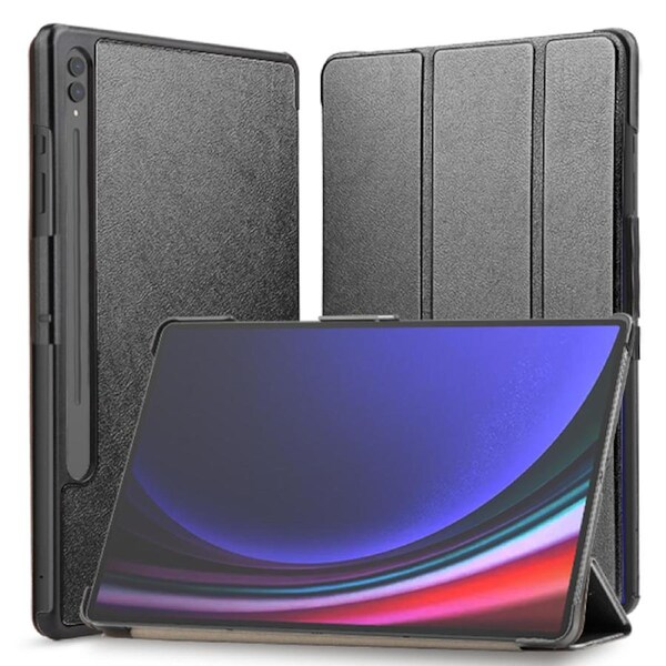 ZUSLAB Samsung Galaxy Tab S9 Ultra 14.6" Smart Case with S Pen Holder & Auto Wake/Sleep Black