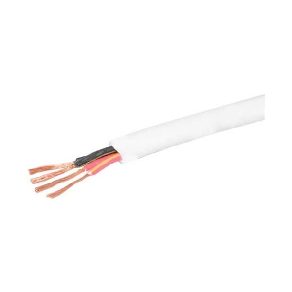18AWG 4 Core White Hi-Fi Speaker Cable