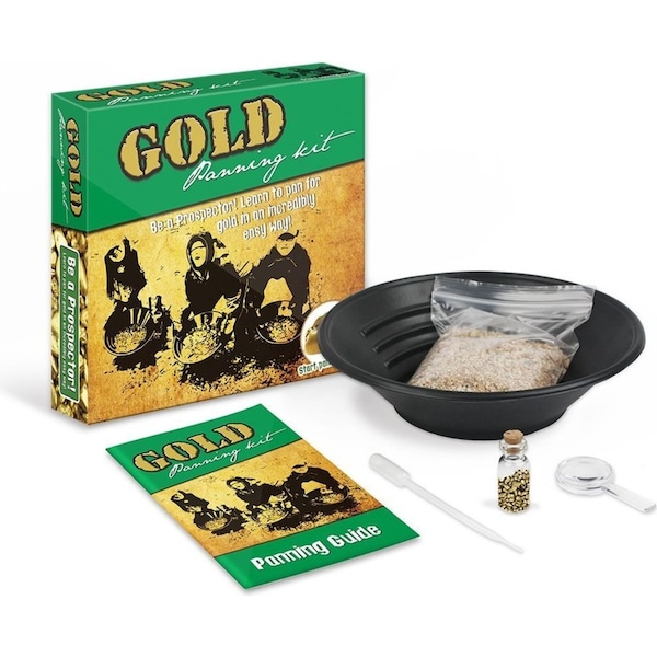 Kaper Kidz Genuine Gold Panning Prospector Excavation Childrens Science Kit 6y+