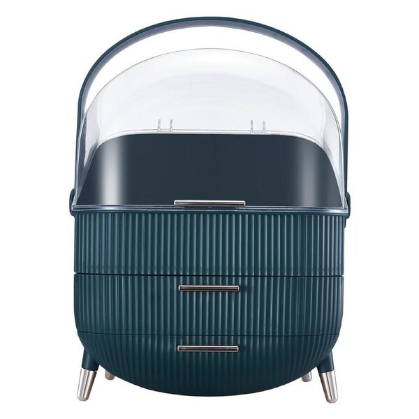 Makeup Jewellery Box Drawers Storage Case Cosmetic Organiser Brush Holder Travel Organizer Vanity Stand Jewelry Skincare Display Tray Portable