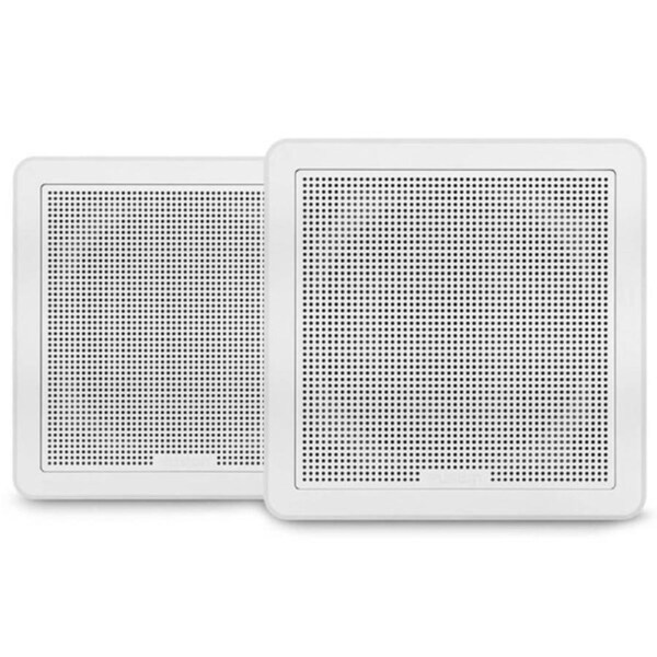 Fusion FM 6.5" 120W Square Marine Speakers - White
