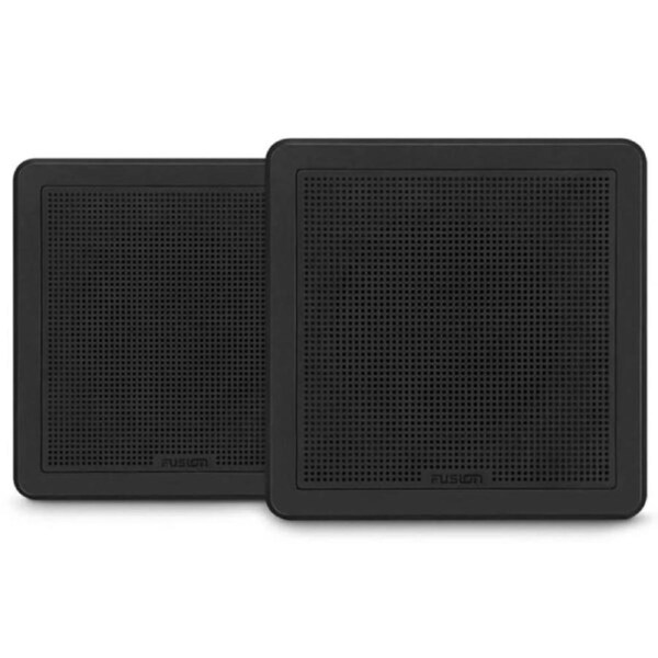Fusion FM 6.5" 120W Square Marine Speakers - Black