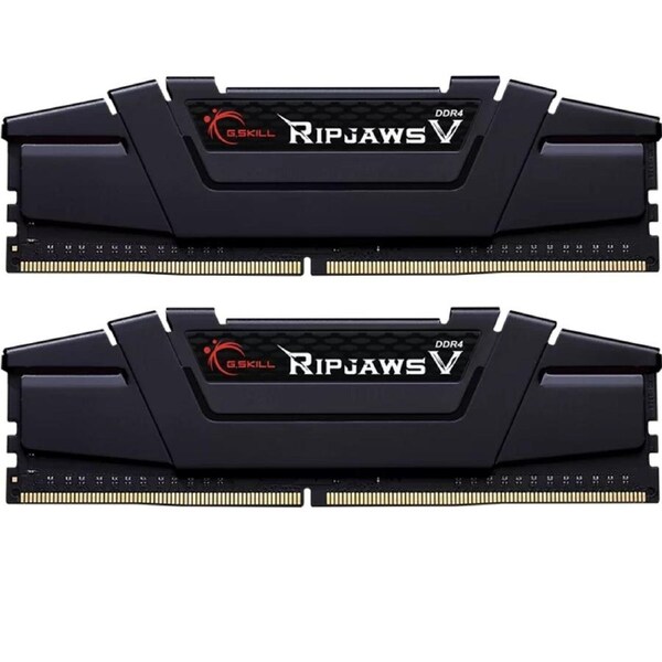G.SKILL F4-4000C18D-16GVK 16GB (2 x 8GB)/ PC4-32000 / DDR4 4000 Mhz/ Timings 18-22-22-42/ Voltage 1.35V/ RipjawsV