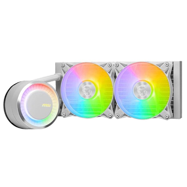 MSI Mag Coreliquid E240 White Liquid Cpu Cooler, Lga 1150/1151/1155/1156/1200/1700/Lga 2011/2011-3/2066/Am5/Am4/Tr49(New)