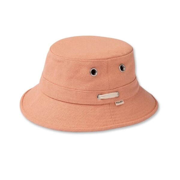 Tilley Hemp Canvas Bucket Hat - M - Rose Dust