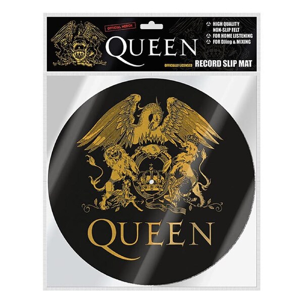 Queen 70's Theme Record Player Anti-Slip Vinyl Circular Slipmat Music Decor