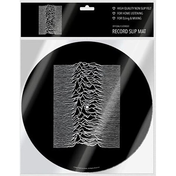 Joy Division 70s/80s Themed Record Player Anti-Slip Vinyl Circular Slipmat