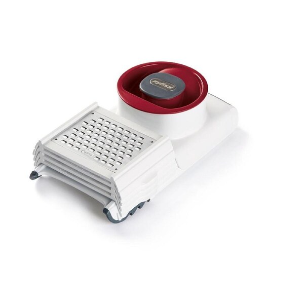 Zyliss 4-in-1 Slicer Mandoline Fruit/Vegetable Kitchen Slicing Blade Grater WHT