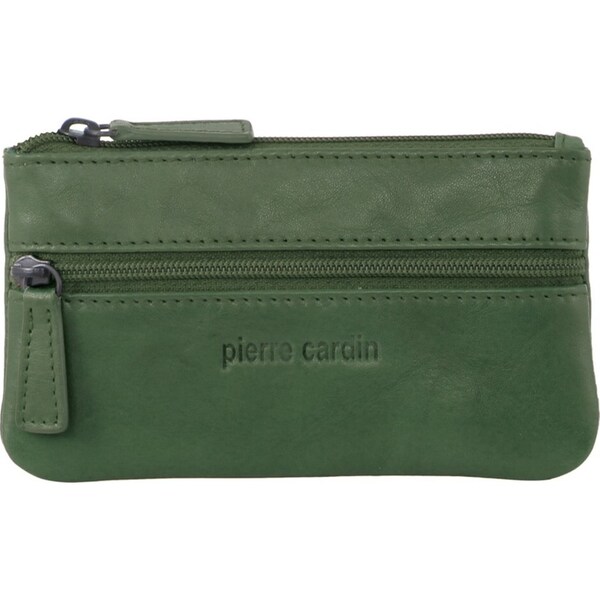 Pierre Cardin Ladies Womens Genuine Leather RFID Coin Purse Wallet - Grape Leaf