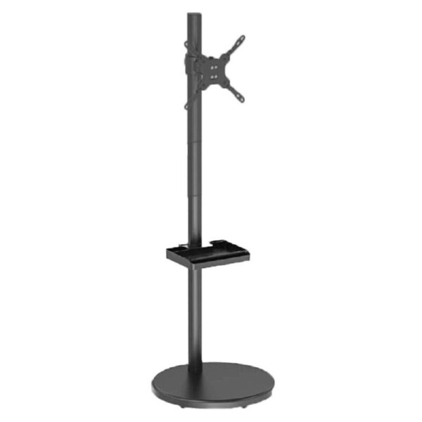 Brateck Mobile Spring assisted Display Floor Stand Fit Most 17'-35' Monitor Up to 10kg per screen VESA 75x75/100x100(NEW) Black colour (LS)