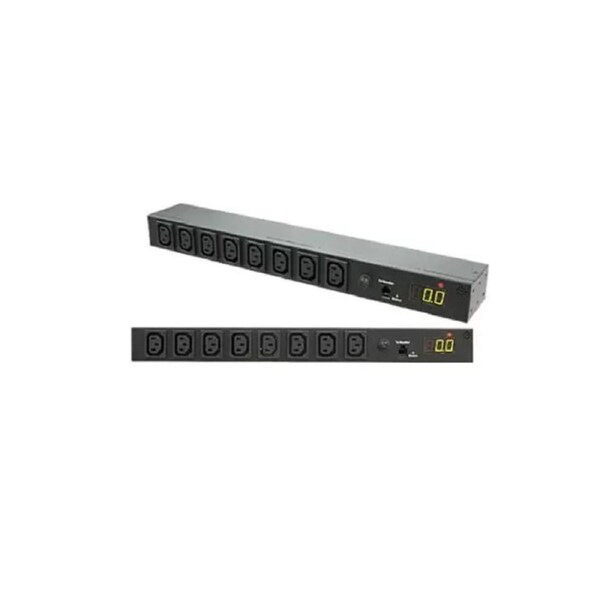 PowerShield Network Metered PDU, 1U, C20 input, 8 x C13 outputs, provides efficient power distribution and monitoring for network equipment
